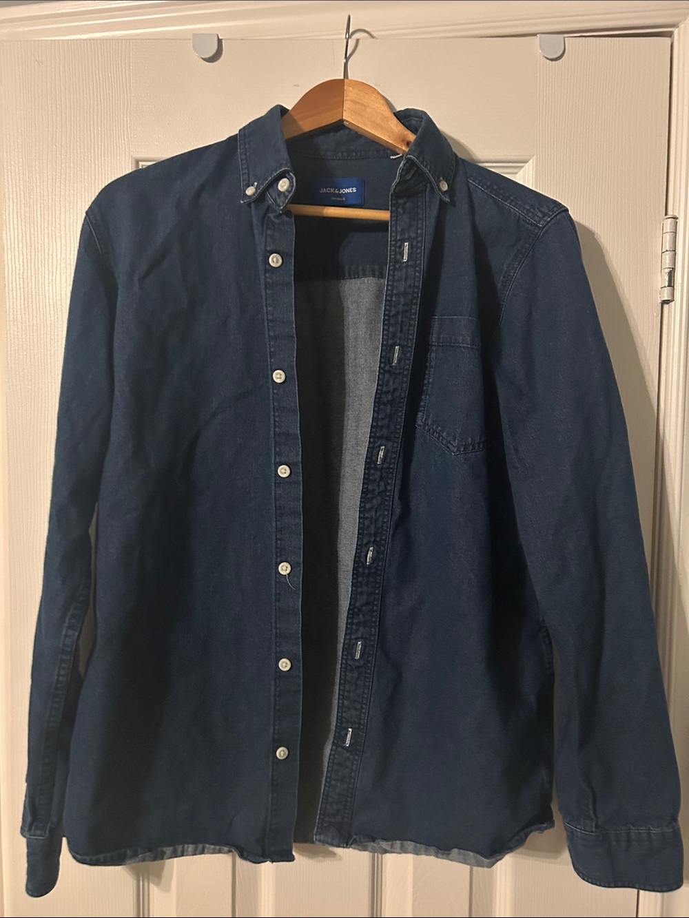 Jack & Jones Dark Blue Denim Shirt Jacket S